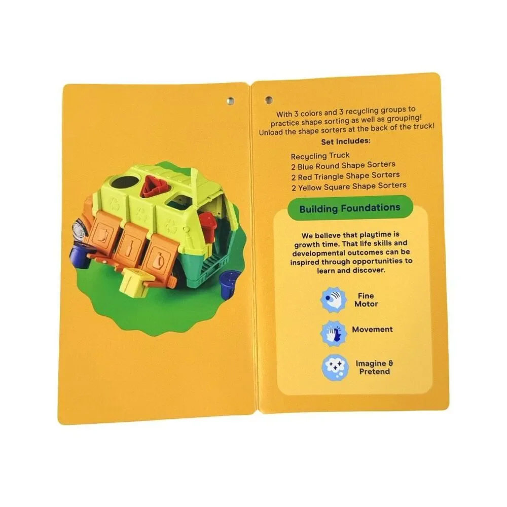 Gigglescape™ Plastic Recycling Truck Toy Vehicle - 10.25”H